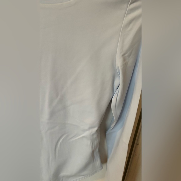 Aritzia Babaton Contour Crew Longsleeve Bodysuit Cruise Blue XS *LNWOT* - Picture 4 of 11